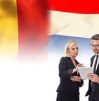 vlag belgie vlag nederland